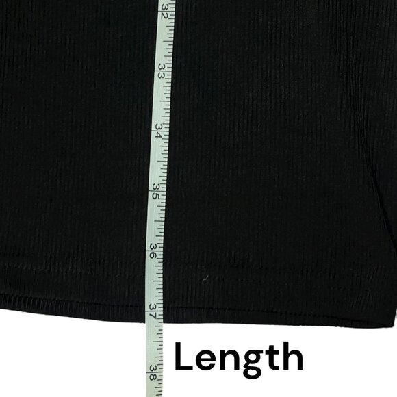 Sixth June Black Ribbed Cut Out Backless Size L Bodycon Dress Long Sleeve NEW - Picture 8 of 8